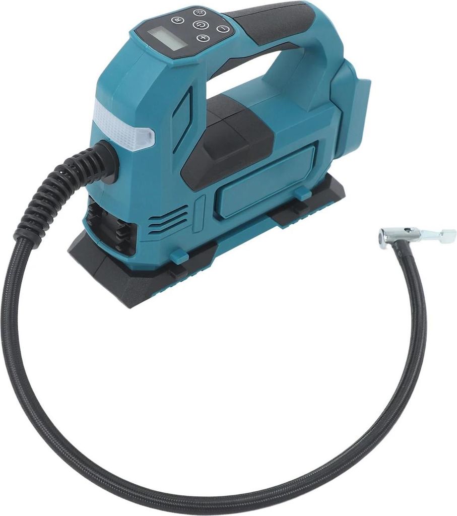 Reifenkompressor für Auto & Fahrrad - 20V Akku-Luftpumpe - 250 W - Max. 450 psi - Ohne Akku - 55–100 L/min - Kupfermotor - Grün/Schwarz