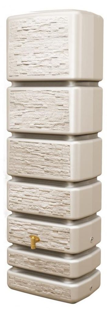 Récupérateur d'eau GARANTIA rectangulaire sable, 330 l Image du produit 
