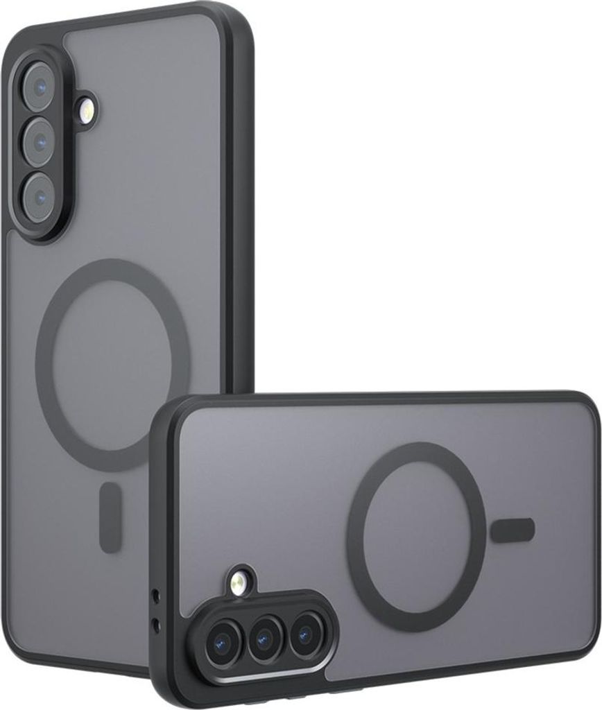 Samsung Galaxy A57 Hülle - Coverup Mattes Transparentes Back Cover mit Kameraschutz - MagSafe Compatible - Schwarz