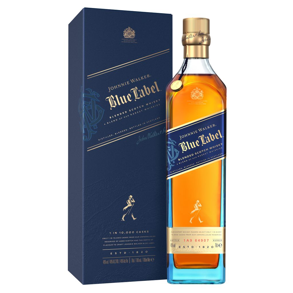 Johnnie Walker Blue Label, Blended Scotch Whisky , 40% Vol, 700ml Einzelflasche