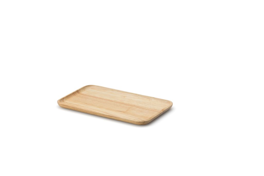 CONTINENTA Tablett rechteckig, Gummibaum 22x13x1,2 cm 3286 Immagine del prodotto 