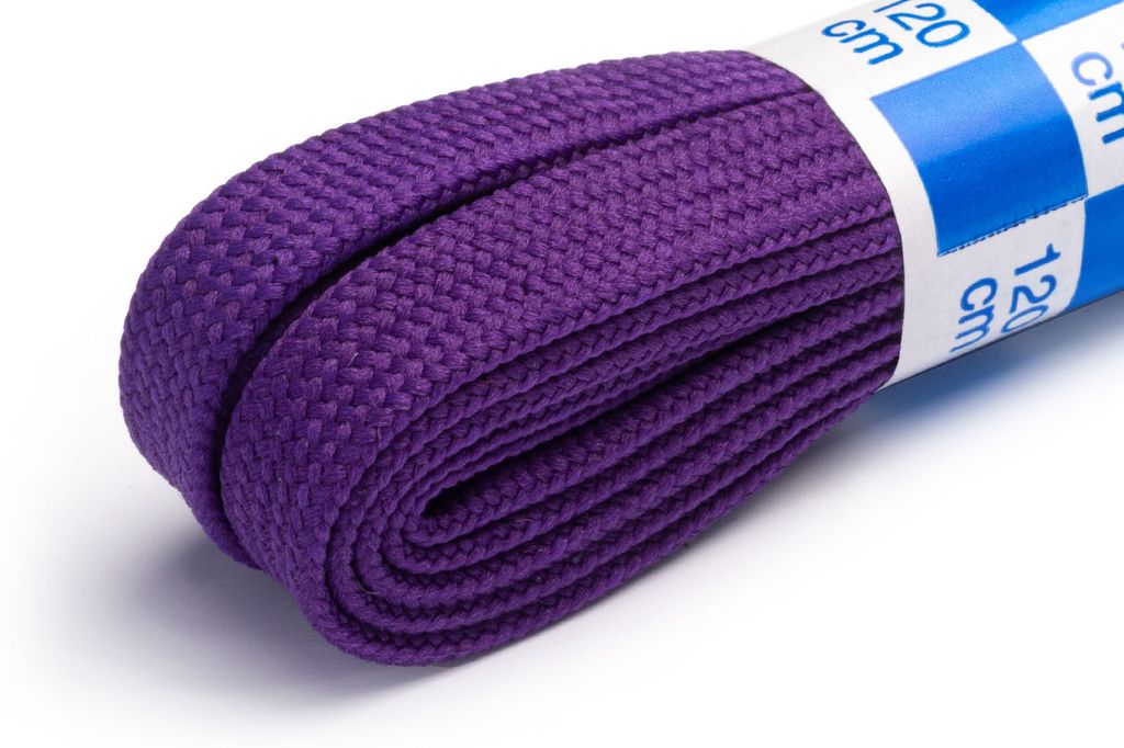 RINGELSPITZ - Flach Sport Trend Schnürsenkel – Stylische und Vielseitige Schnürsenkel - 120 cm, neonlila