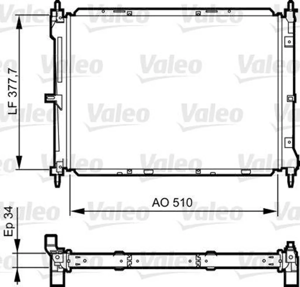 Radiateur moteur Valeo 734436 : Finies les Surchauffes sur Micra et Note