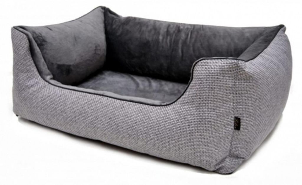 Lebon Hundebett Louis PLUS - Silver - 80 x 60 cm Produktbild 