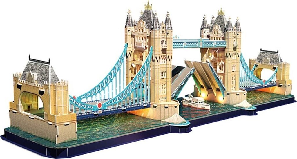 CUBICFUN Svítící 3D puzzle Tower Bridge 222 dílků Obrázek produktu 