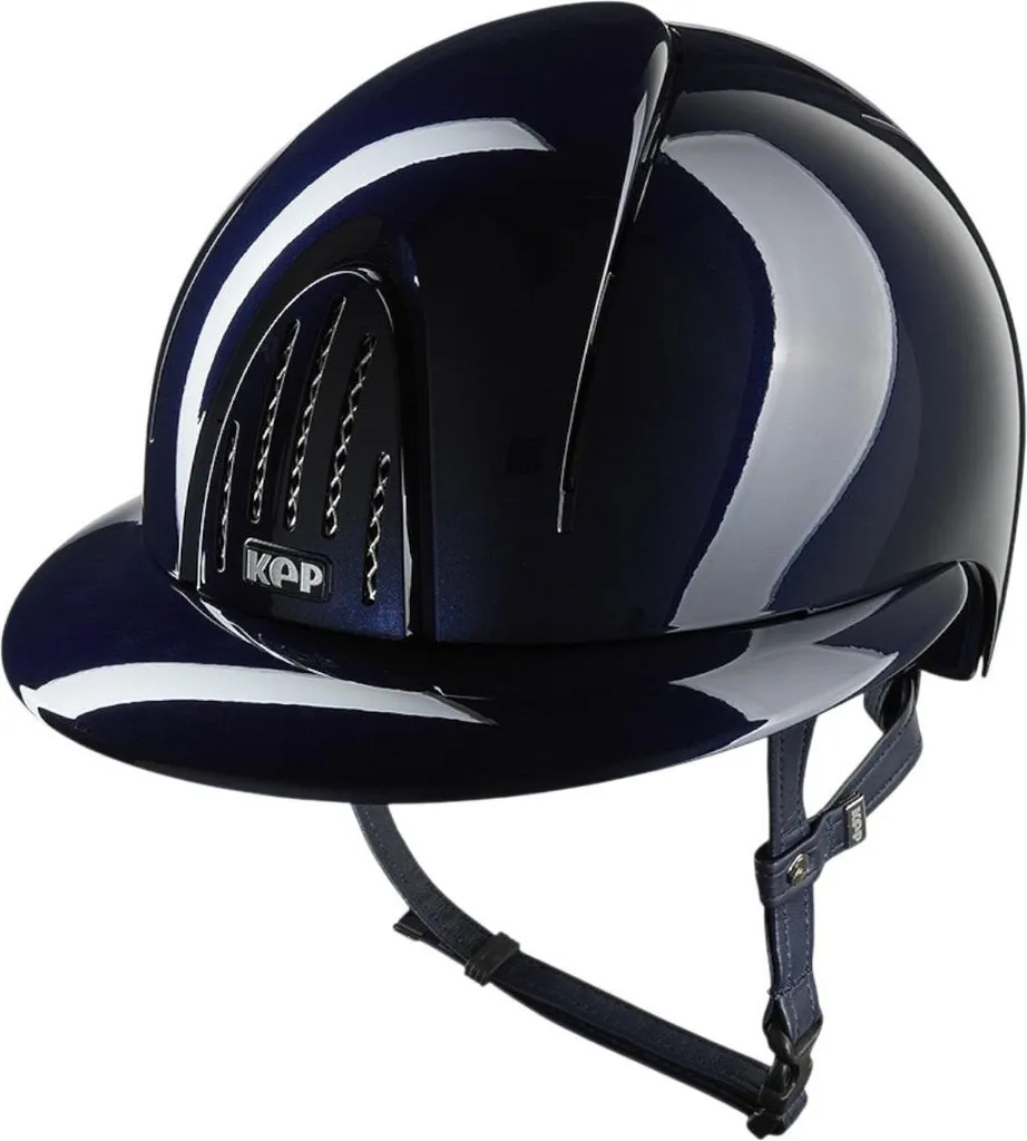 Casque d'Équitation Bleu KEP Smart Nova pour Concours et Entraînement Quotidien