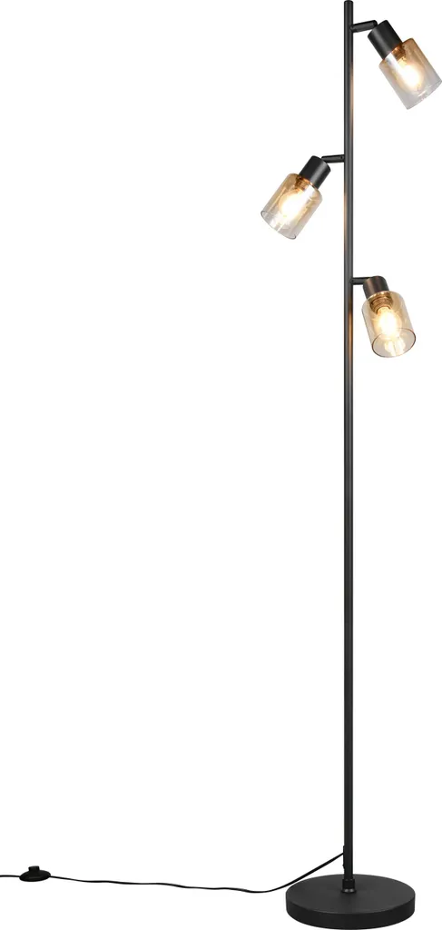Piantana CADIZ Reality Leuchten Nera 154cm | Illuminazione Interni