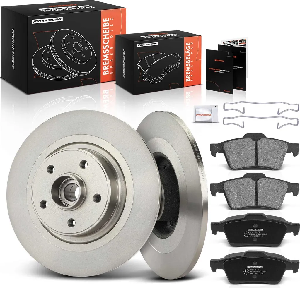 Disques et Plaquettes de Frein Arrière pour Renault Espace 4 et Vel Satis
