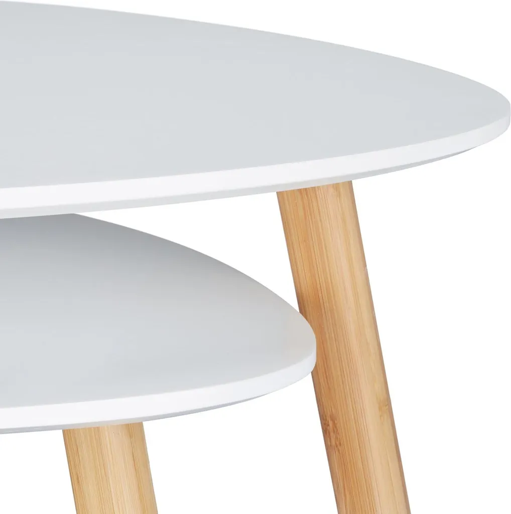 Ensemble Table à Manger Scandinave et Table d'Appoint - Duo Vintage