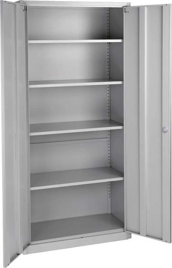 Armoire métallique Eco 180x81x39 cm avec 4 étagères modulables - 8