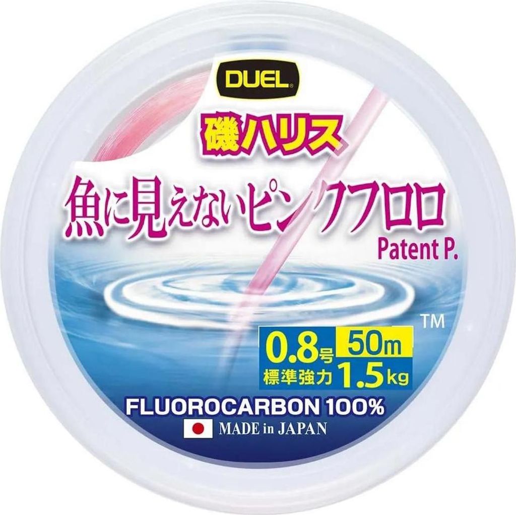 Duel Fish Cannot See Pink 50 M Flurocarbon Durchsichtig 0.370 mm Durchsichtig 0.370 mm