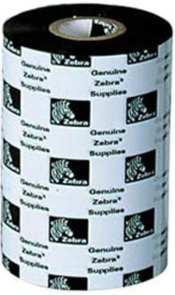 Zebra 2300 Wax - Schwarz - 220 mm x 450 m - Thermotransfer-Farbband
