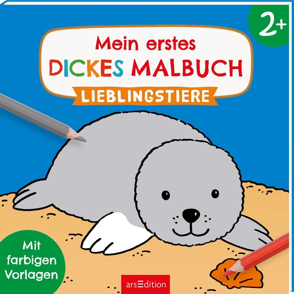 Mein erstes dickes Malbuch ab 2 - Lieblingstiere Produktbild 