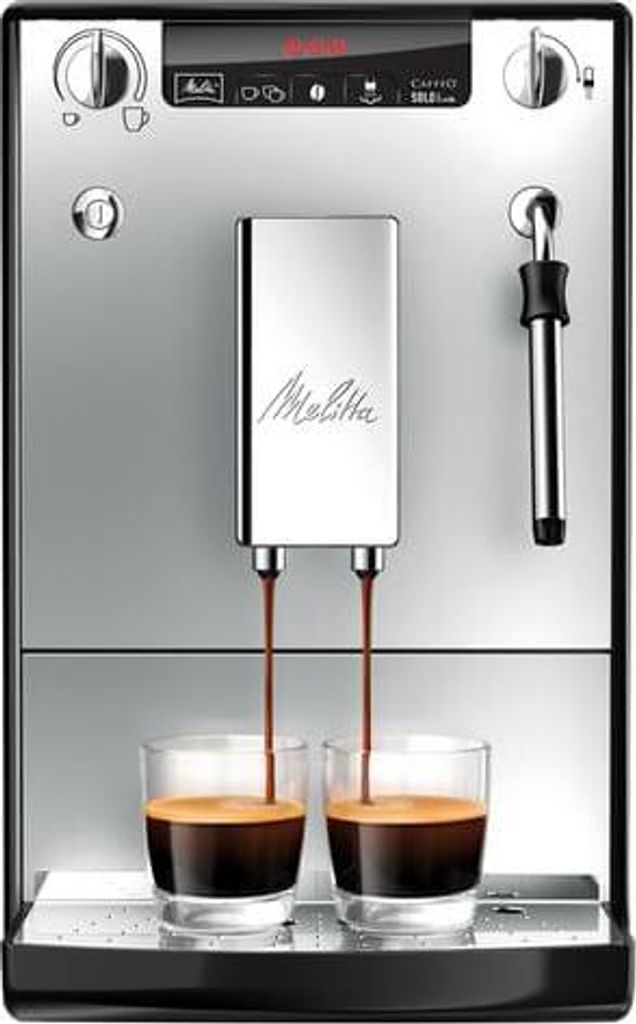 Melitta SOLO & MILK Kaffeevollautomat silber Produktbild 