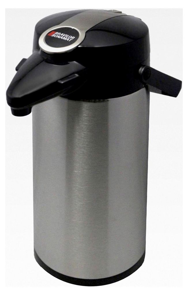 Airpotkanne Furento für TH10, 2,2 l, Glaseinsatz-Pumpkanne, Thermobecher, Mehrfarbig