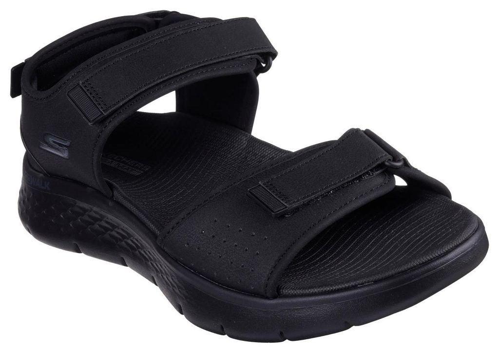 Skechers Herren GOwalk Flex Sandal Antigua Beach Sport Sandalen Schwarz 42 EU