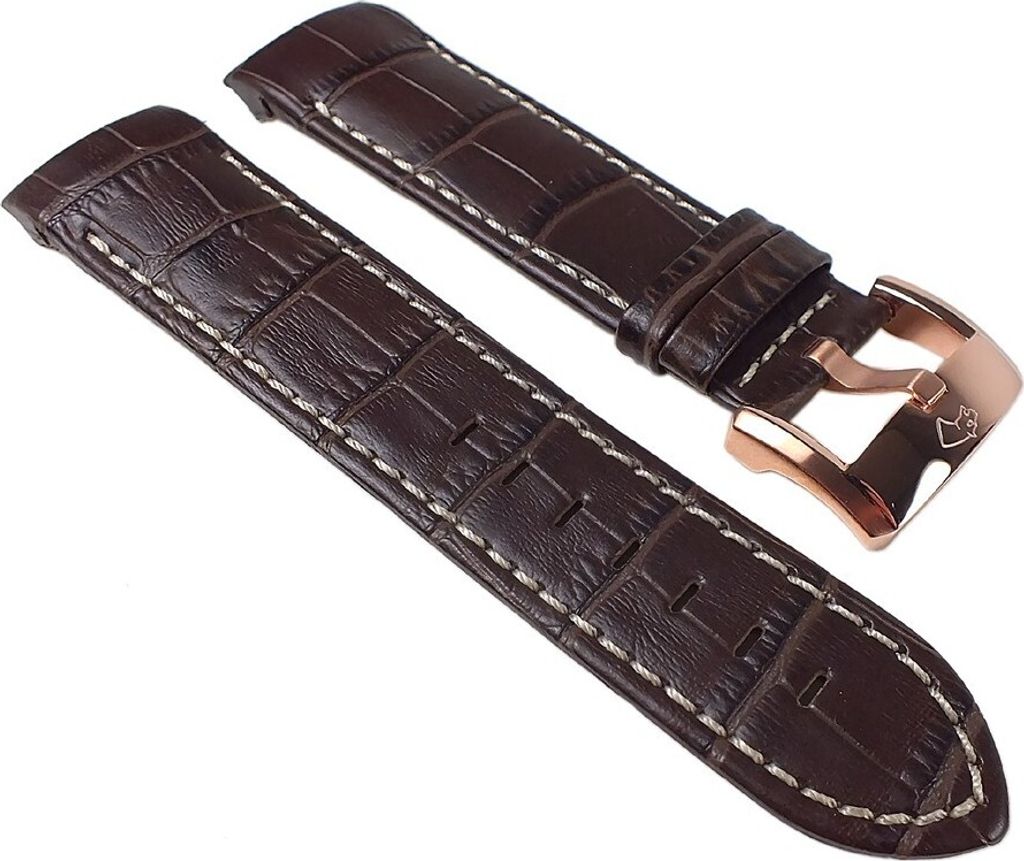 Jaguar Uhrenarmband Leder Band Herrenarmbanduhr j630, J631, J632, J635, Farbe:braun