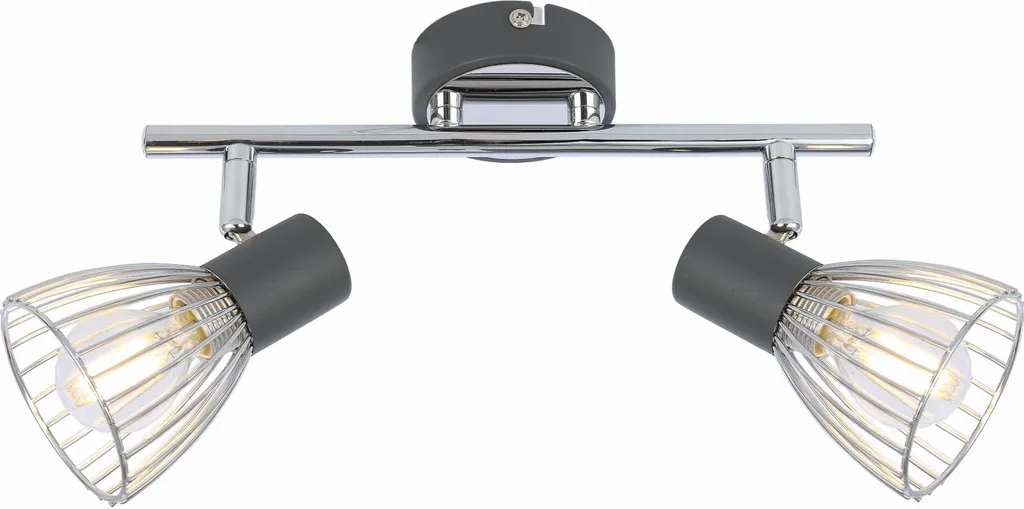 Plafonnier noir en métal MODO 92-61522 pour un éclairage de salon