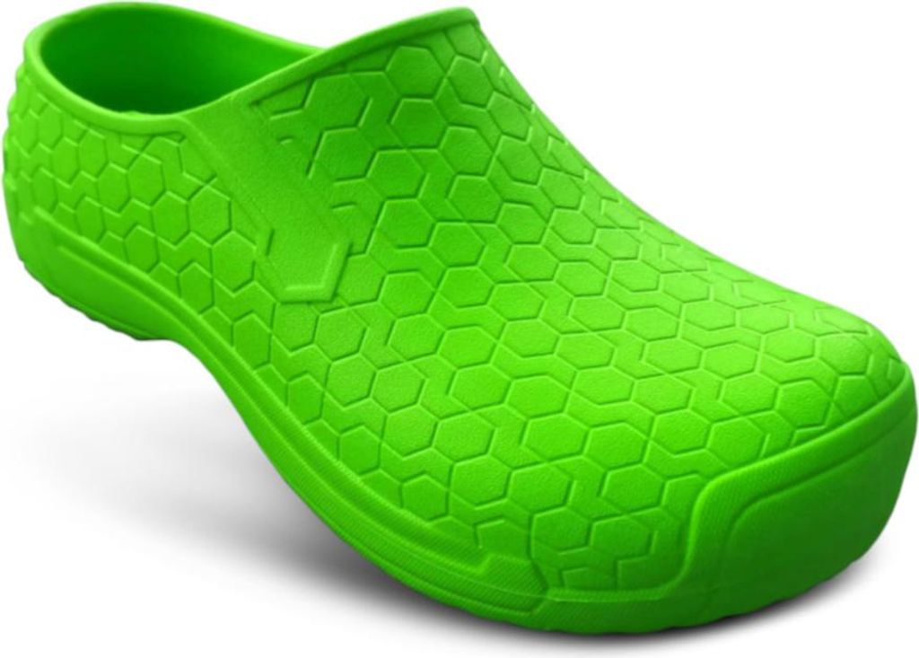 TAMS Uni Gartenclogs "Hex" aus leichtem EVA Hellgrün 36