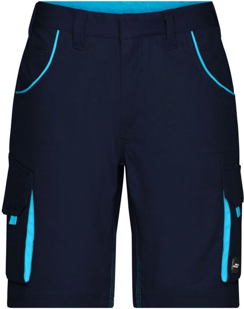 Workwear Bermudas - COLOR - navy/turquoise, Gr. 46