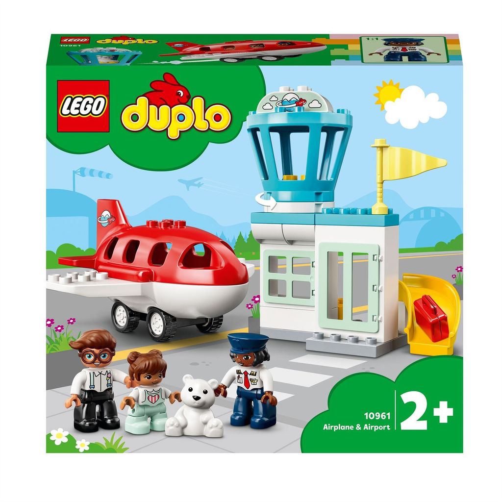 LEGO 10961 DUPLO Flugzeug und Flughafen Spielzeug Set für Produktbild 