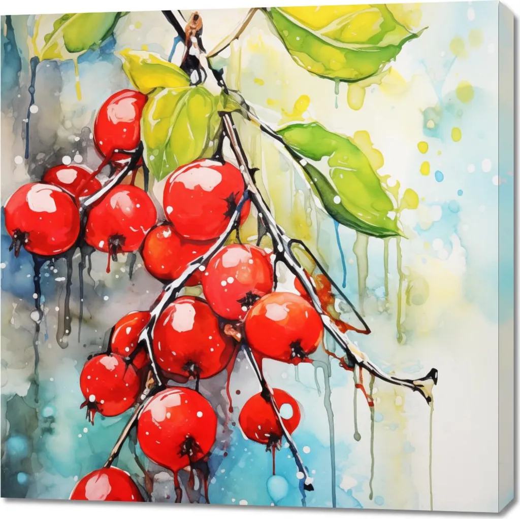 Déco Murale 90x90 cm Symphonie des fruits sanglants - Fini les Murs Vides