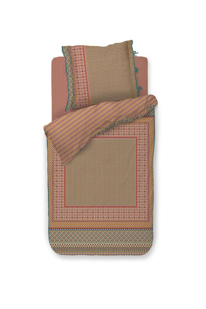 Pip Studio Perkal-Bettwäsche-Garnitur Bogolan Farbe Multi Produktbild 