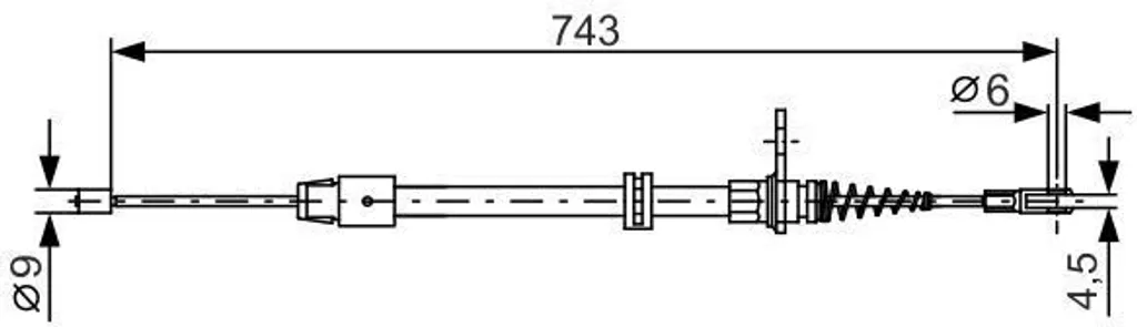 Câble de frein grippé ? Solution Bosch 1987482329 pour Mercedes W212