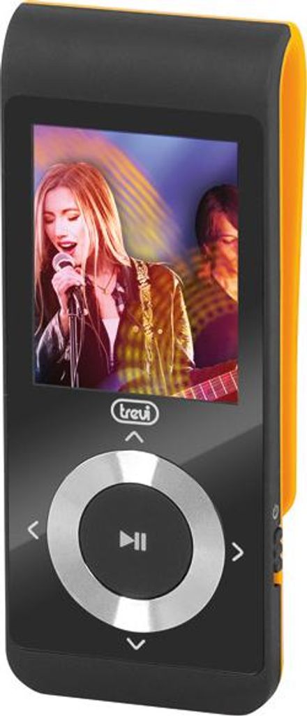 TREVI MP4 Player m.Clip 4GB 1.8''LCD MicroSD-Slot MP3 WMA FM or MPV 1728 ORANGE