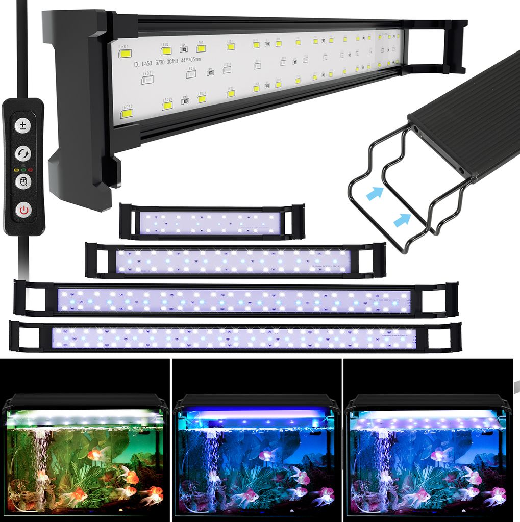 Bettizia 90-110cm LED Aquarium Licht Lampe Süßwasserfische Produktbild 