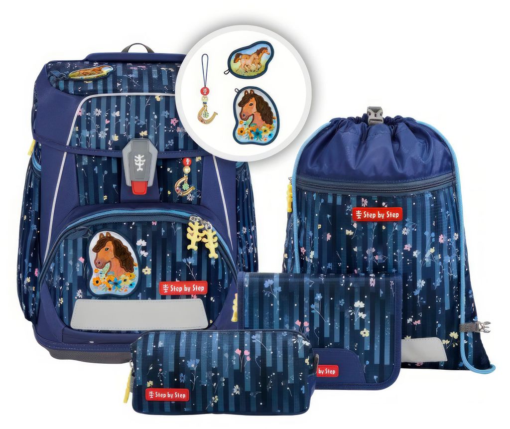 Step by Step Space Schulranzen-Set 5-teilig Horse Mila Produktbild 