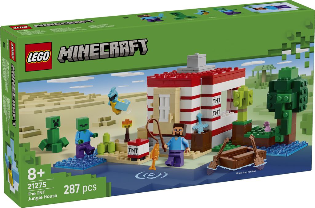 LEGO Minecraft Dom TNT w dżungli, Zestaw do budowania, 8 Zdjęcie produktu 