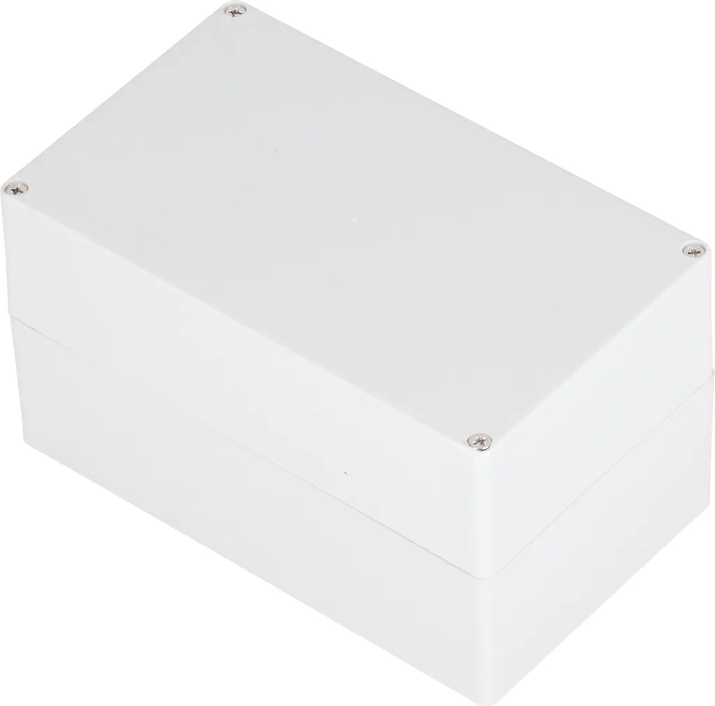 Scatola di Giunzione 263 * 185 * 95mm, Scatola di Giunzione in Plastica per Armadio, Scatola di Giunzione Elettrica con Coperchio Custodia in Plastica Bianca Resistente All'acqua