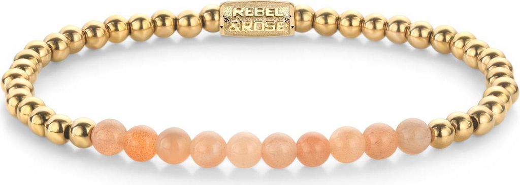 Rebel and Rose Stones Only RR-40139-G Damenarmband, Armbandumfang:15cm