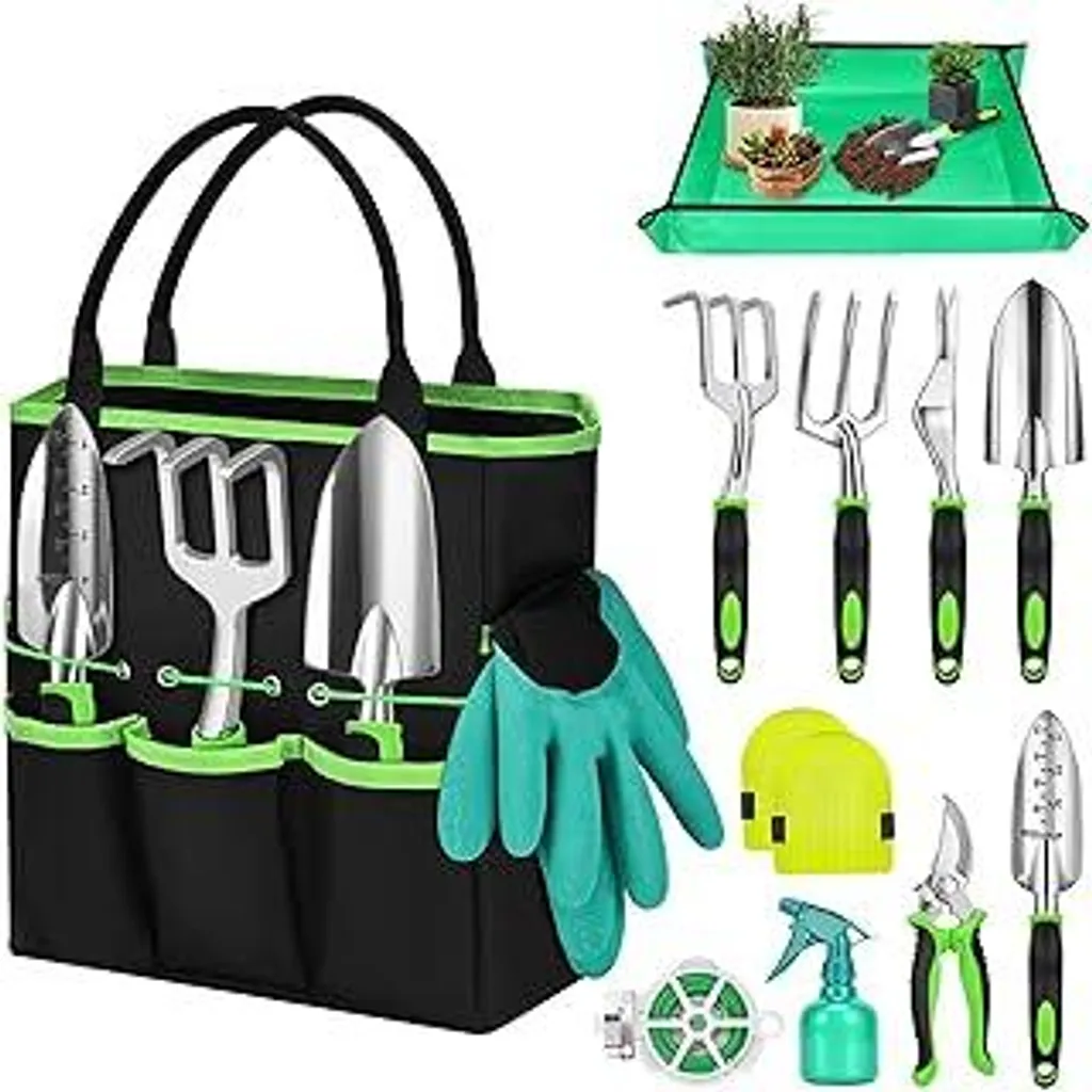 Kit da Giardinaggio 12 Pezzi - Il Regalo Ideale per Famiglia e Amici