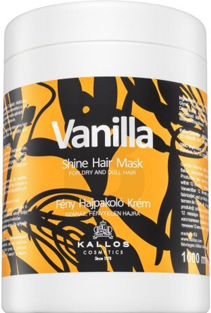 Kallos Vanilla Shine Hair Mask 1000ml, 1000 ml, Frauen, Produktbild 