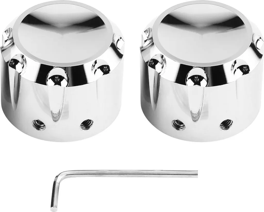 2x Copribulloni Motore Moto CNC Alluminio CNC Placcati Resistenti