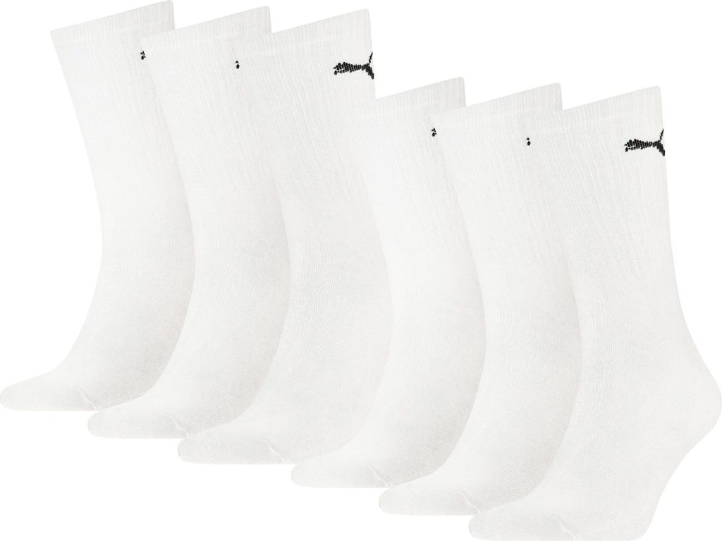 Puma Uni Sport Socken 6er Pack white 43-46 Produktbild 