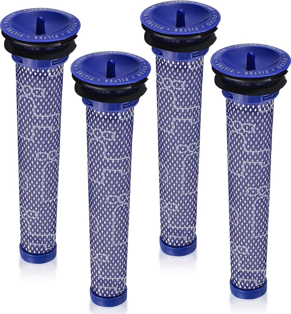 4 x Filtre Kompatibel Mit Dyson V6 V7 V8, Waschbar Ersatzfilter Pre-Filter Kompatibel Mit Dyson DC58 DC59 DC61 DC62 DC74 Animal Prol Part 965661 01...