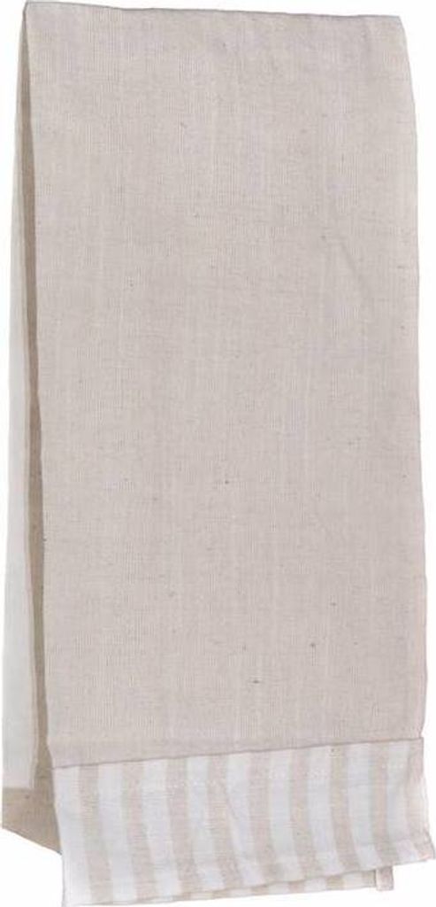 BANKETT Tuch Küche DENIM Streifen 45 x 70 cm, Beige