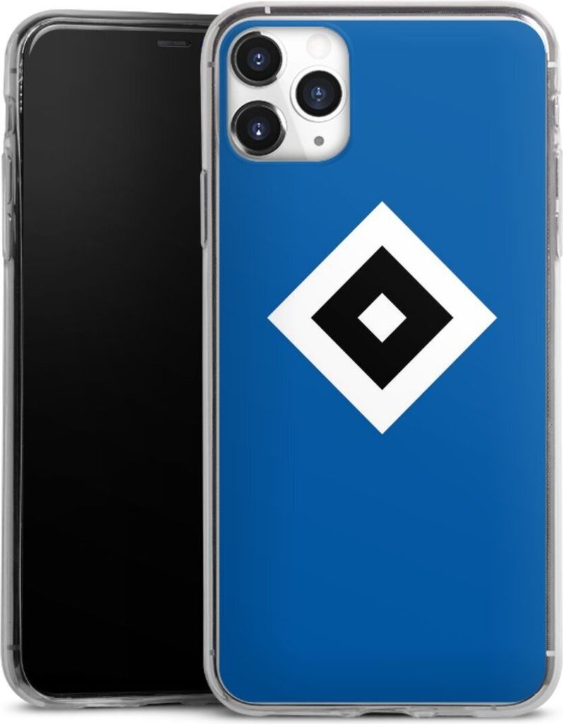 DeinDesign Slim Hülle für Apple iPhone 11 Pro Max Silikon Case Ultra Dünn Handyhülle HSV Hamburger SV Logo