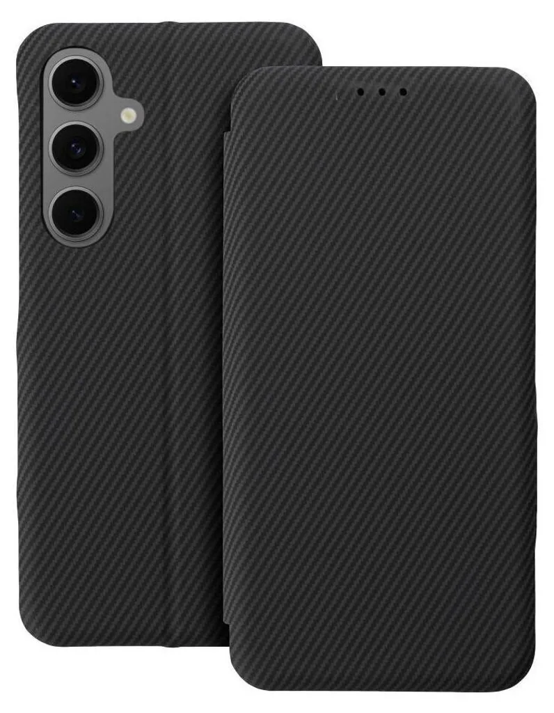 Cover Samsung A15 Rugged Fibra Carbonio con Vetro Temperato 9H