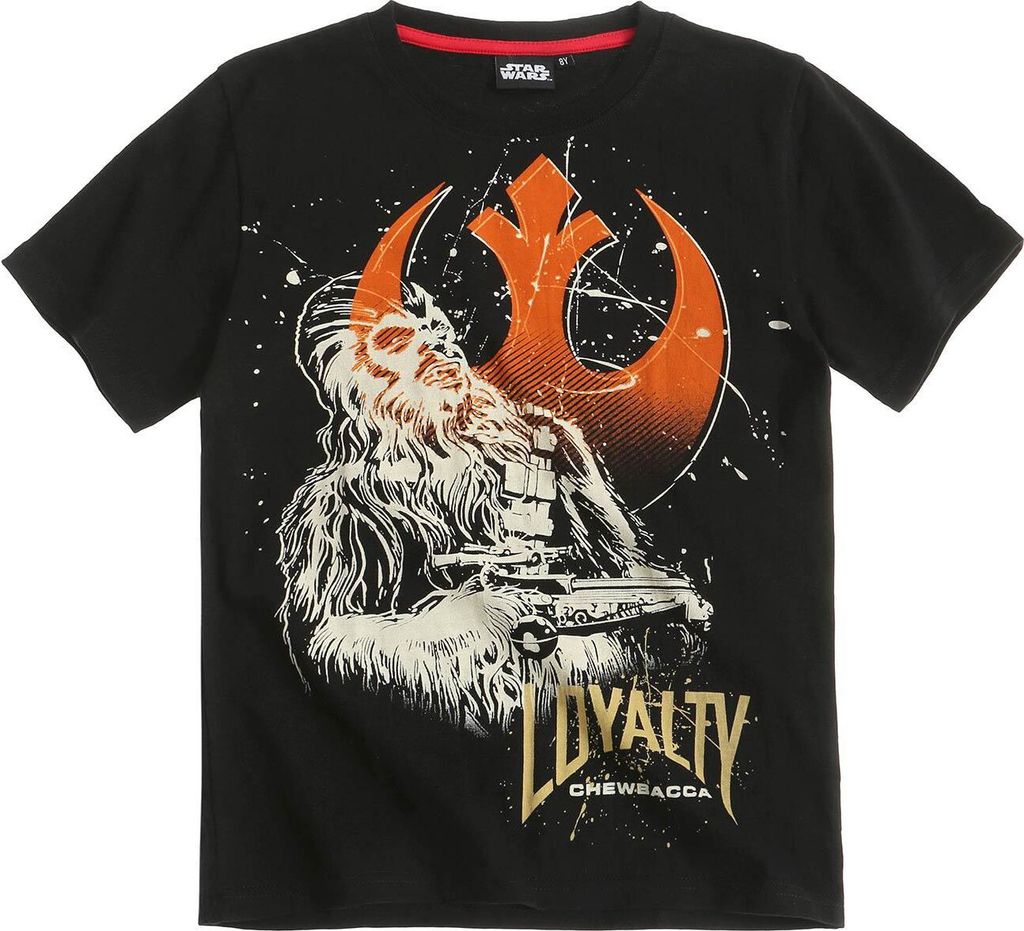 Star Wars-The Clone Wars T-Shirt schwarz(116) (128|schwarz)