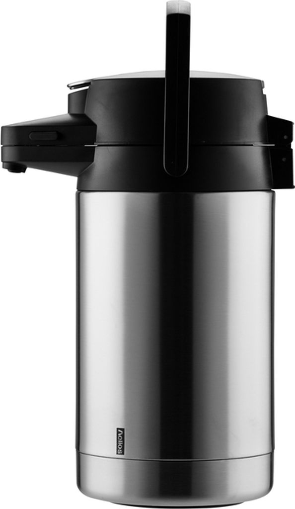 Helios Pump-Isolierkanne Coffeestation aus Edelstahl 2,5 l