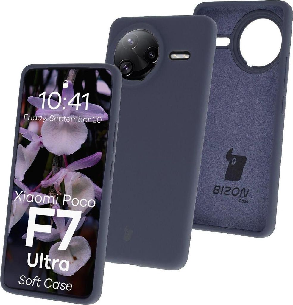 Bizon Soft Case Xiaomi POCO F7 Ultra dunkelblau