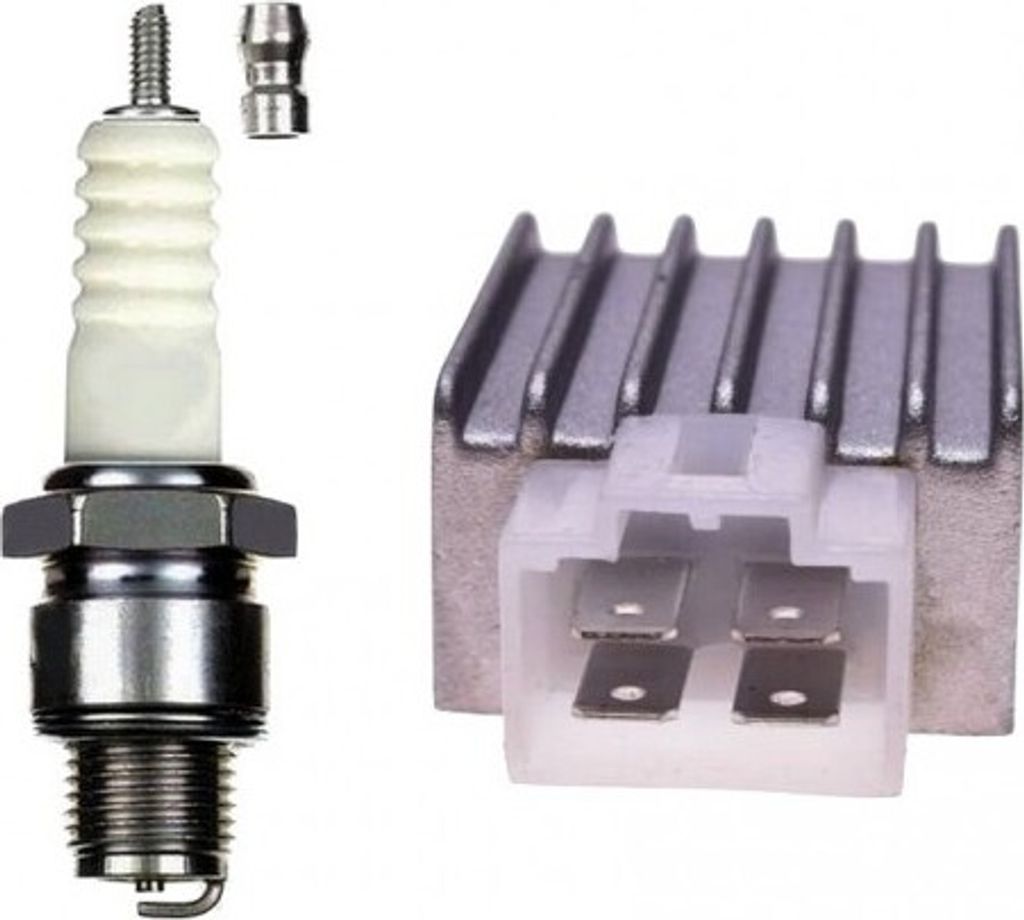 NEU SPANNUNGSREGLER ZÜNDKERZE KIT Set für LONCIN LX110 China Quad 110 4T