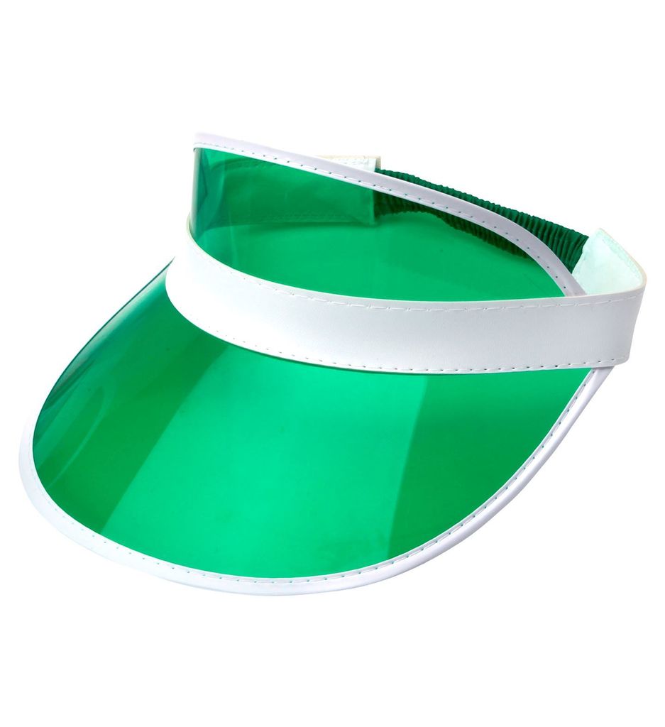 Grüne 80er Jahre Sonnenkappe - Kappe 80ties in Grün Produktbild 