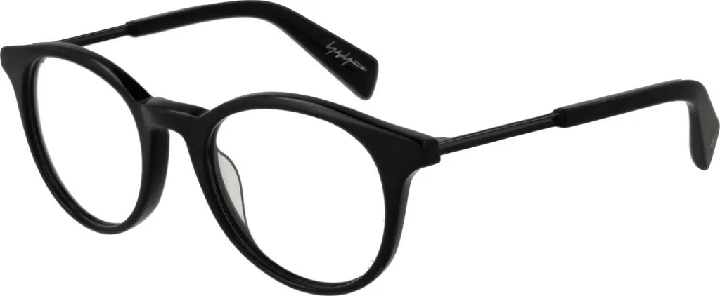 Lunettes de vue YY1009 002 50 Yohji Yamamoto en Acétate et Métal de Luxe