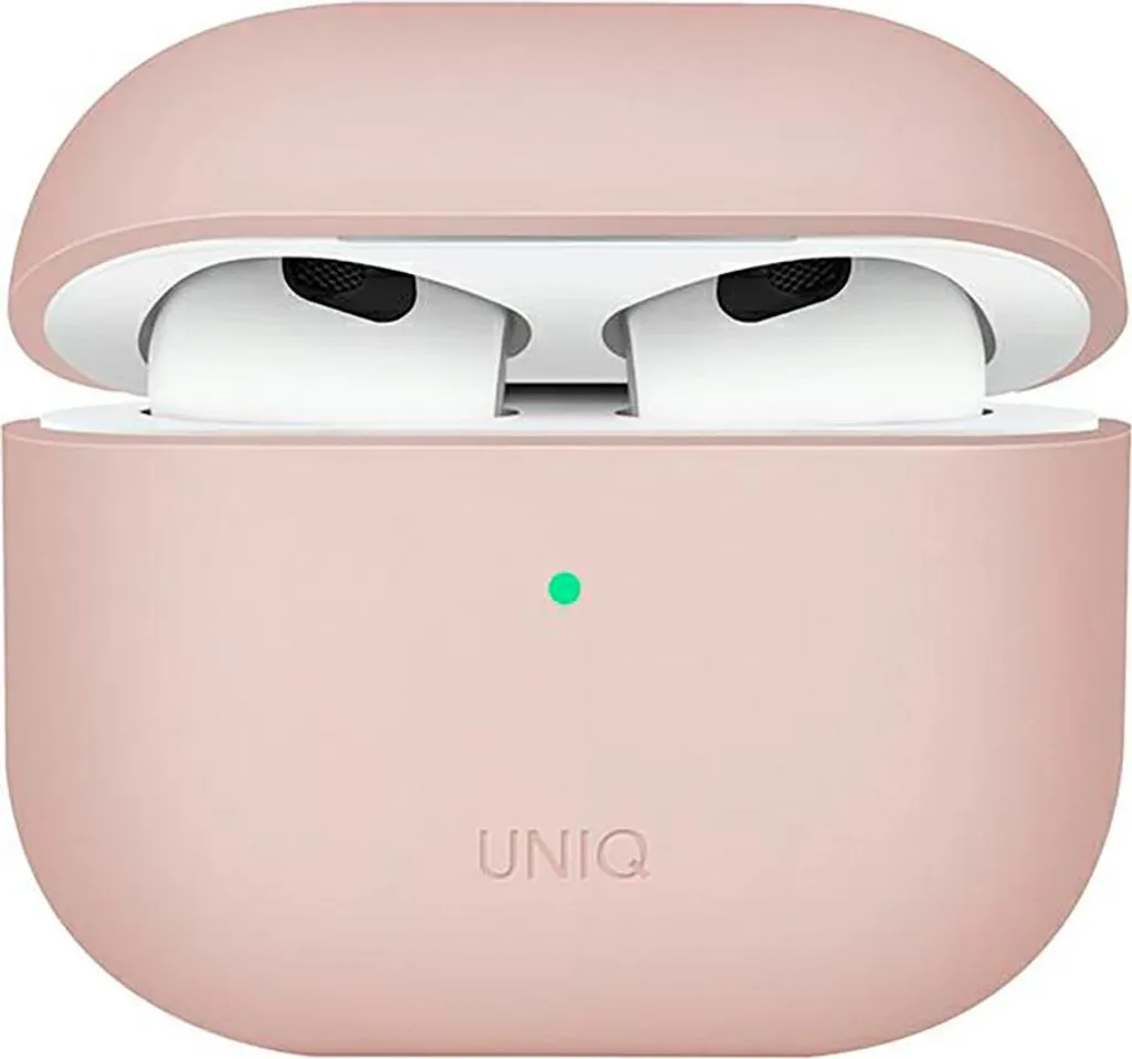 Uniq Lino Custodia AirPods 3 Silicone Rosa - Protezione Hybrid Silicore