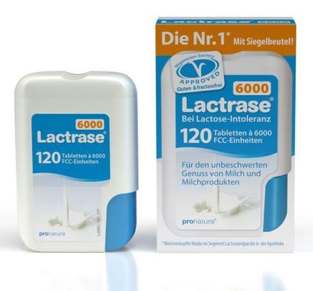 Lactrase 6.000 Fcc Tabletten im Klickspender 120 St